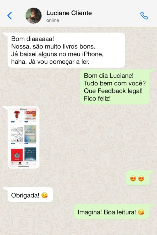 Depoimento 1 - WhatsApp
